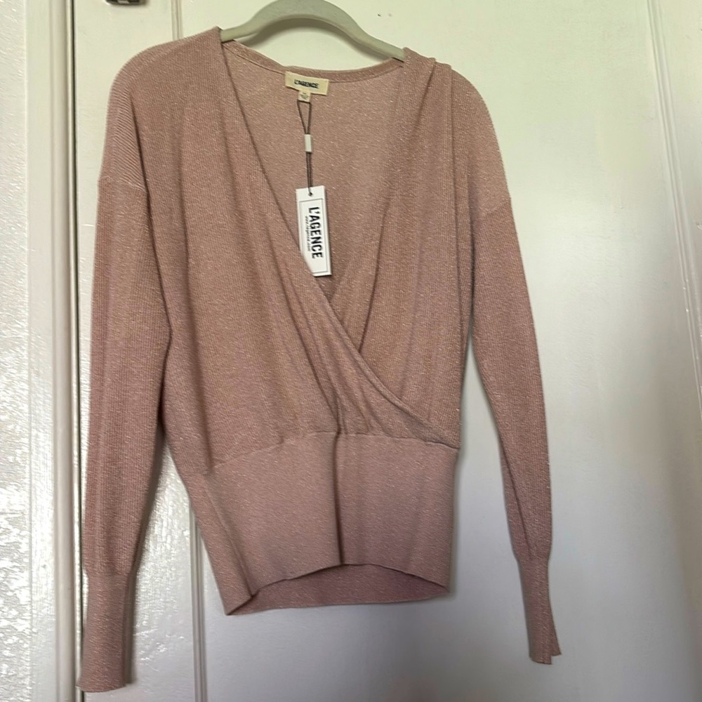 NWT long sleeve sparkly top